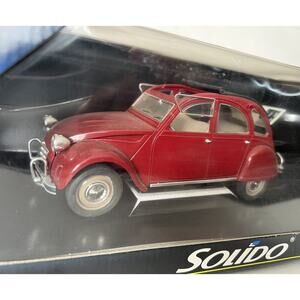 Solido Prestige Citroen 2CV 1966 Metal Die Cast Automobile Made In France 8029